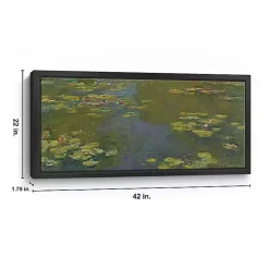 Le Bassin Aux Nympheas Framed Canvas Art Print