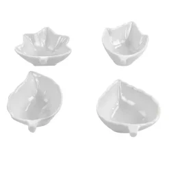 Martha Stewart Ceramic Leaf Dishes, Set of 4