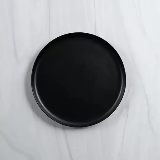Matte Black Simple Things Salad Plate