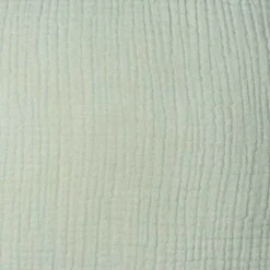 Mint Gauze Organic Fringe Throw Pillow