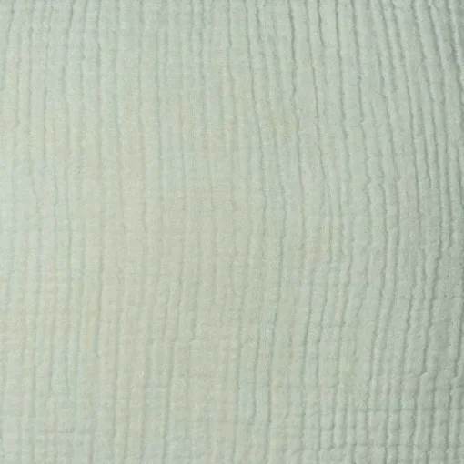 Mint Gauze Organic Fringe Throw Pillow