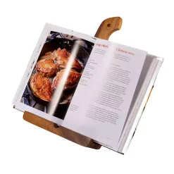Natural Acacia Wood Cookbook Holder