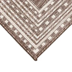 Natural Linear Macy Indoor/Outdoor Area Rug, 4x7