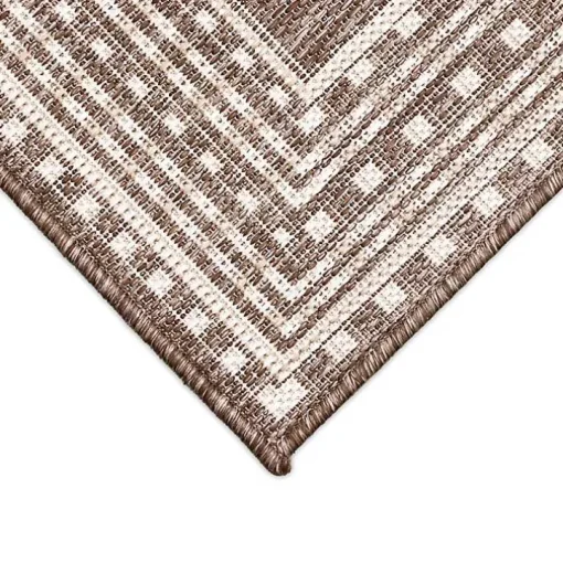 Natural Linear Macy Indoor/Outdoor Area Rug, 4x7