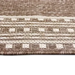 Natural Linear Macy Indoor/Outdoor Area Rug, 4x7