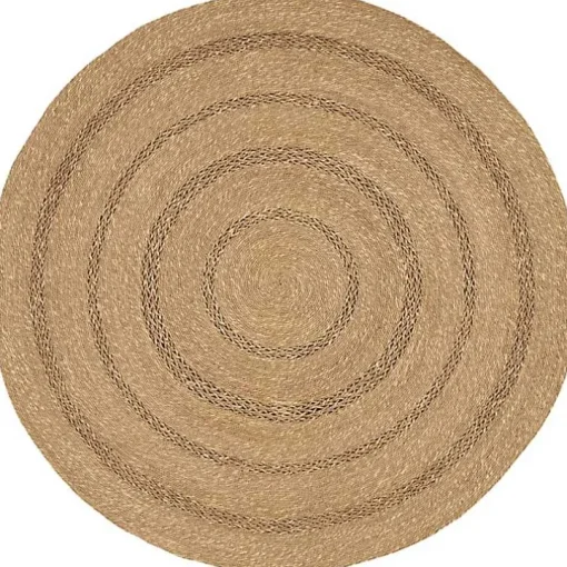 Natural Seagrass Indoor/Outdoor Area Rug, 4x4