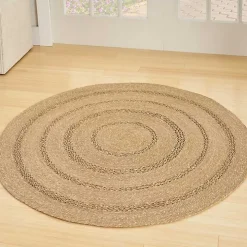 Natural Seagrass Indoor/Outdoor Area Rug, 4x4