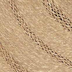 Natural Seagrass Indoor/Outdoor Area Rug, 4x4