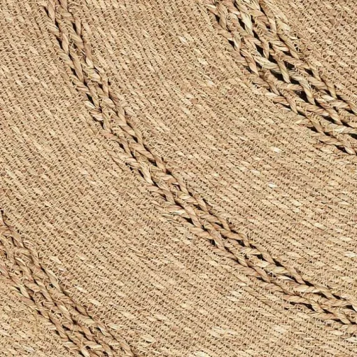 Natural Seagrass Indoor/Outdoor Area Rug, 4x4