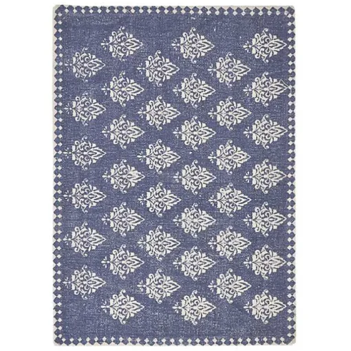 Navy and White Decorative Placemats, Set of 4