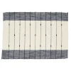 Navy Blue Thin Stripes Placemats, Set of 4