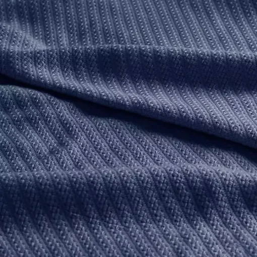 Navy Liquid Cotton Full/Queen Blanket