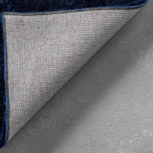 Navy Shag Washable Area Rug, 6x9