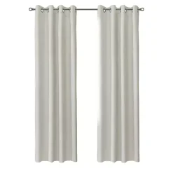 Neutral Light Filtering Curtain Panel, 95 in.