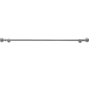 Nickel Blackout Extendable Curtain Rod, 144 in.