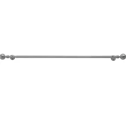Nickel Blackout Extendable Curtain Rod, 72 in.