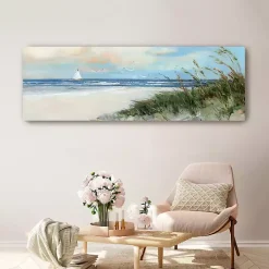 Oak Island Sunrise Canvas Art Print, 60x20 in.