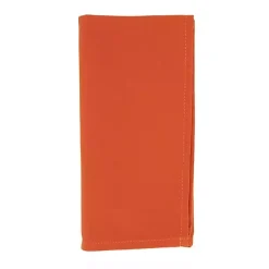 Orange Everyday Polyester Cloth Napkins, Set of 12