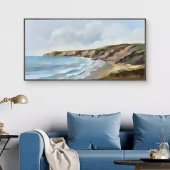 Pacific Coast Framed Canvas Art Print
