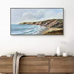 Pacific Coast Framed Canvas Art Print