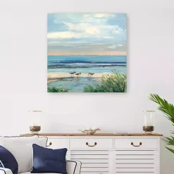 Paradise Beach Canvas Art Print, 30x30 in.