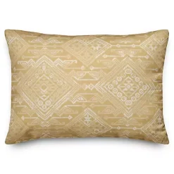 Persian Medallion Indoor/Outdoor Lumbar Pillow