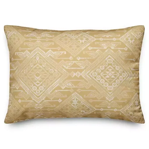 Persian Medallion Indoor/Outdoor Lumbar Pillow