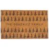Personalized Tree Doodle Doormat