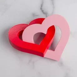 Pink & Red Hearts Link Sculpture
