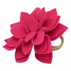 Pink Blossom Napkin Rings, Set of 4
