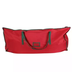 Red and Green Christmas Storage Bag with ID Window
