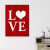 Red Heart Love Canvas Art Print