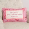 Roll My Eyes Cheetah Lumbar Pillow