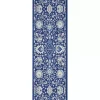Royal Blue Floral Motif Runner
