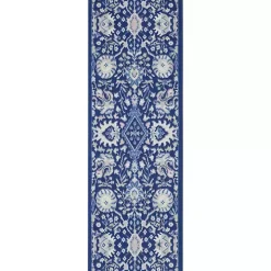 Royal Blue Floral Motif Runner