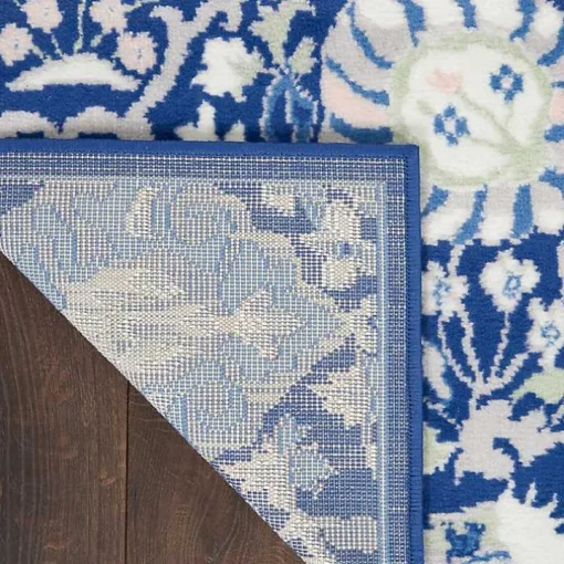 Royal Blue Floral Motif Runner