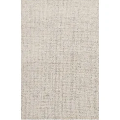 Rust & Beige Geometric Wool Area Rug