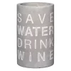 Save Water Drink Wine Concrete Wine Bottle Cooler