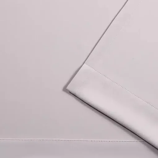 Silver Twill Blackout Curtain Panel Set, 84 in.