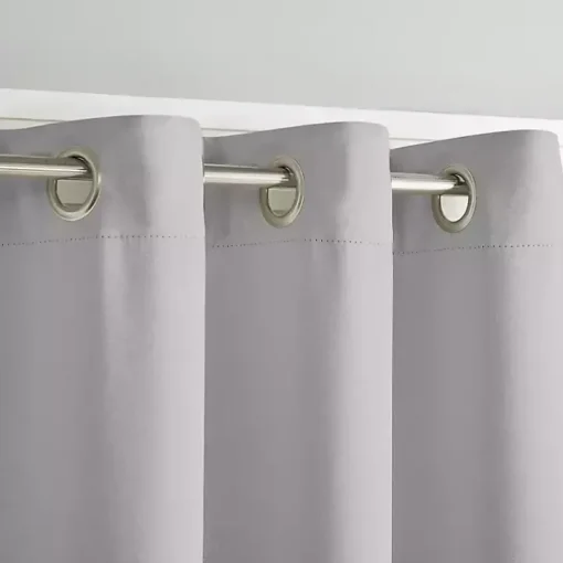 Smoky Gray Blackout Curtain Panel Set, 108 in.