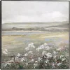 Soft Summer Meadow II Framed Canvas Art Print