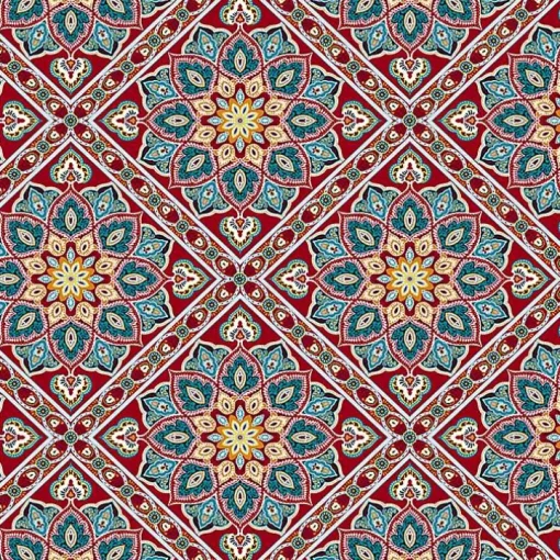 Solano Flowers Outdoor Seat Cushion