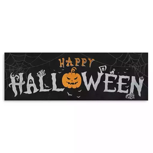 Spooky Happy Halloween Canvas Art Print