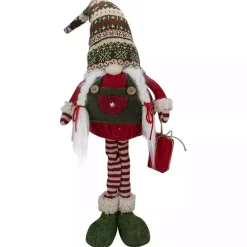 Standing Girl Gnome Christmas Figurine