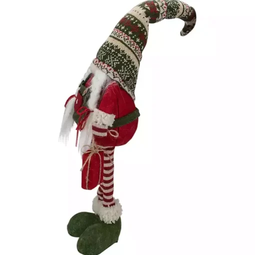 Standing Girl Gnome Christmas Figurine