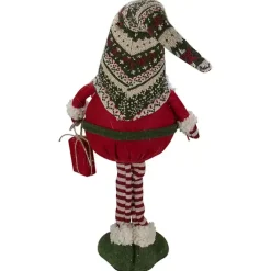 Standing Girl Gnome Christmas Figurine