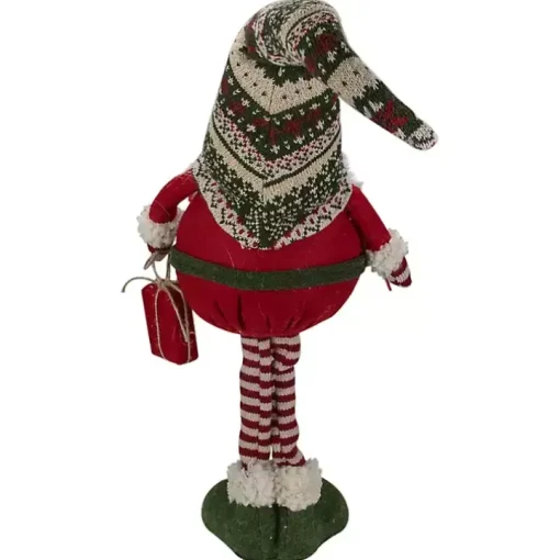 Standing Girl Gnome Christmas Figurine