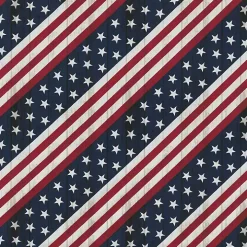 Stars & Stripes Tufted Outdoor Bench Cushion
