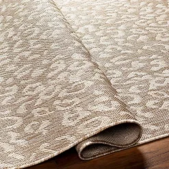 Tan Amur Outdoor Rug, 5x7