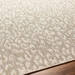 Tan Amur Outdoor Rug, 5x7